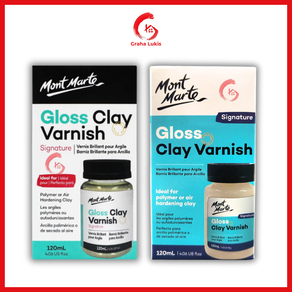 Jual MONT MARTE Clay Varnish Gloss 120ml Shopee Indonesia