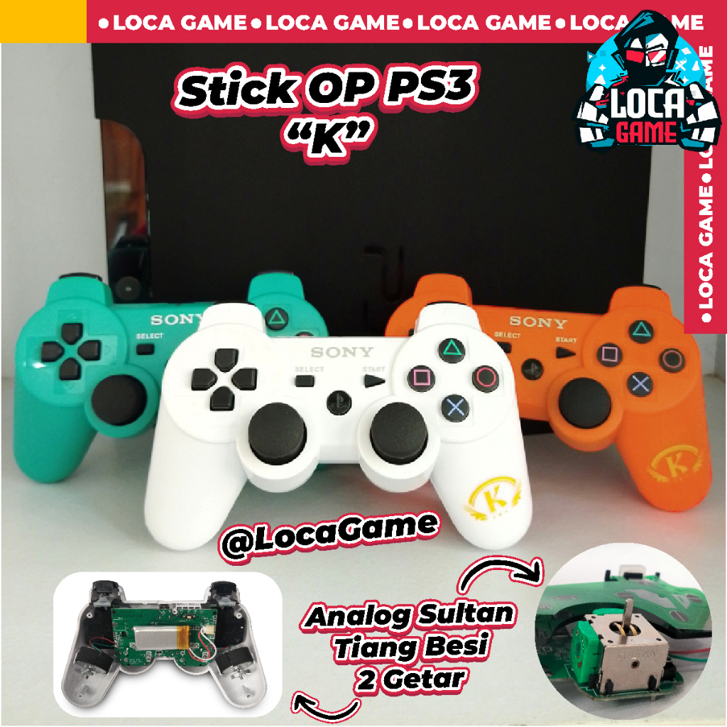 Jual STIK STICK PS3 OP ORI PABRIK WARNA 