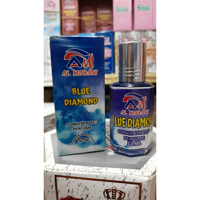 Jual ORIGINAL BLUE DIAMOND PREMIUM QUALITY PARFUM AL MADANI | Shopee ...