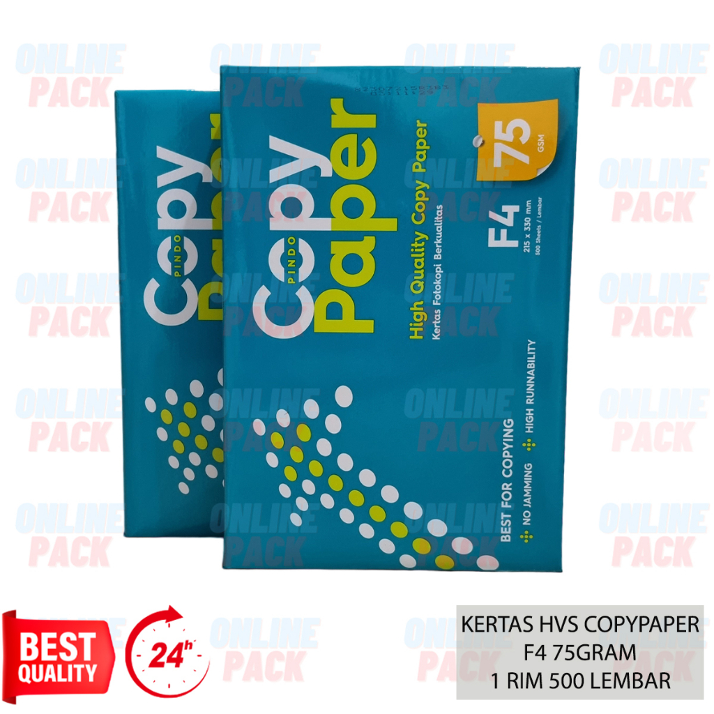 Jual Kertas Hvs Copypaper Copy Paper F4 Folio 75gr 75 Gram 1 Rim 500