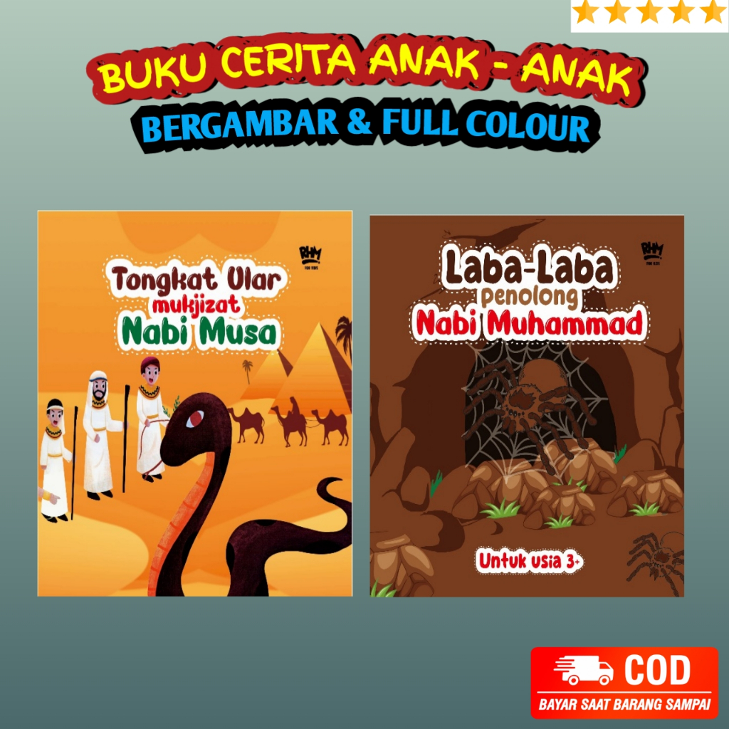 Jual Buku Cerita Anak Bergambar / Buku Dongeng Anak / Seri Kisah ...