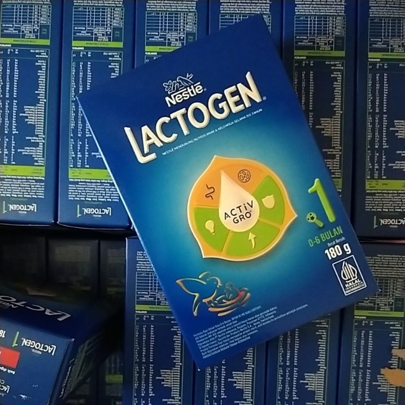 Jual LACTOGEN 1 0-6 BULAN 180 gram KEMASAN BARU | Shopee Indonesia
