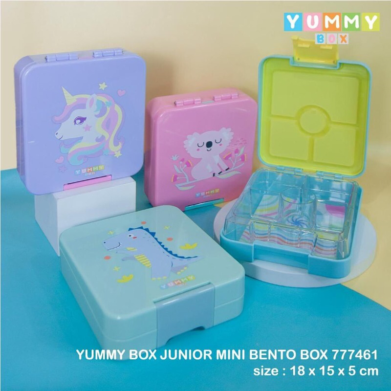 Jual lunchbox lunch kotak makan YUMMY JUNIOR MINI BENTO BOX 777461
