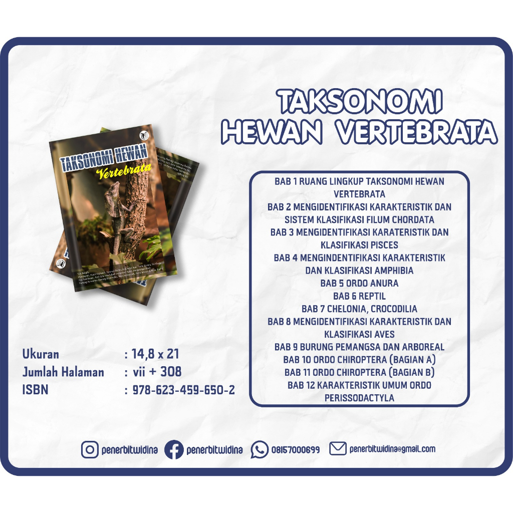 Jual BUKU TAKSONOMI HEWAN VERTEBRATA | Shopee Indonesia