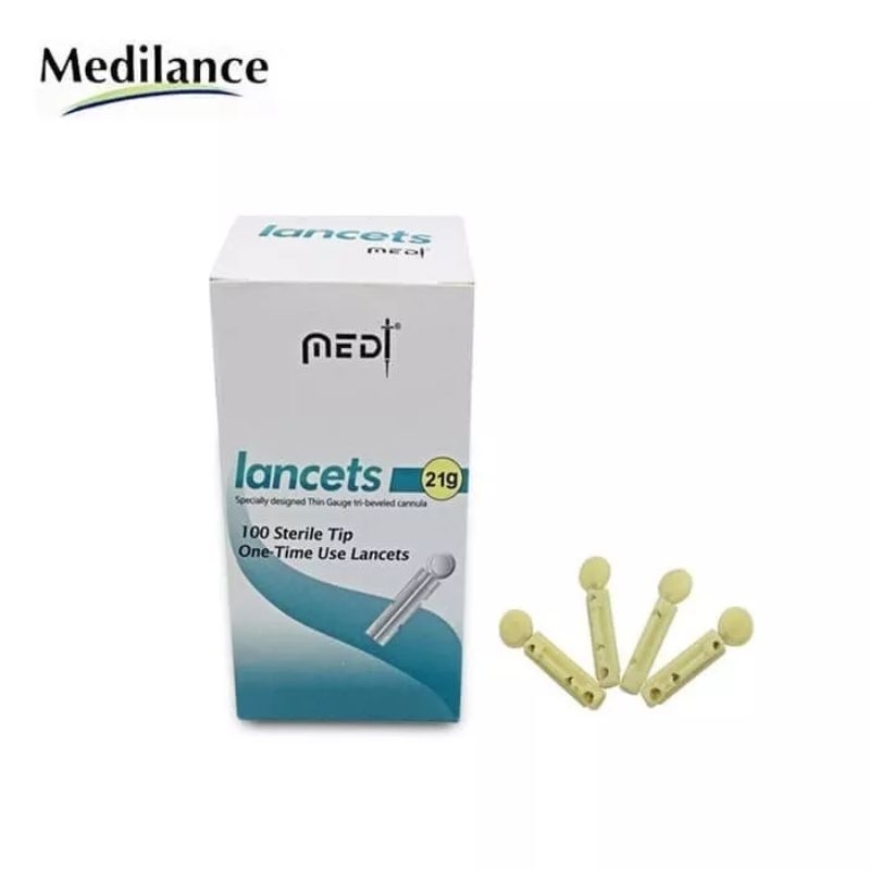 Jual Lancet bekam 21G medi jarum bekam 21g medilance isi 100 pcs ...