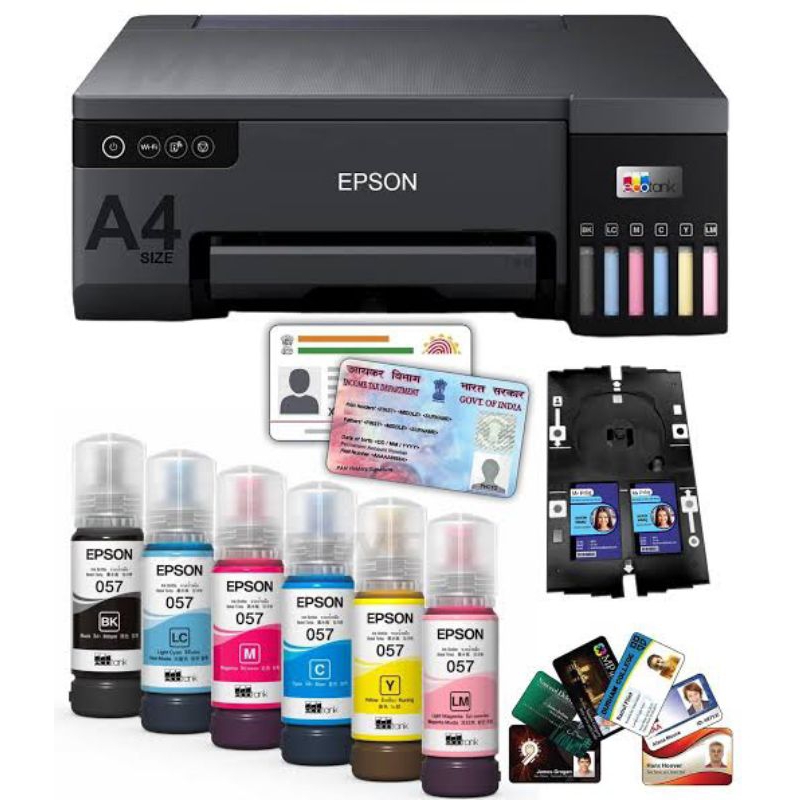 Jual Printer Epson Ecotank L8050 A4 6 Color Support Id Card | Shopee ...