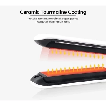 Catok Rambut Hiron By Seratin Ceramic Tourmaline Coating Inflatable Plate