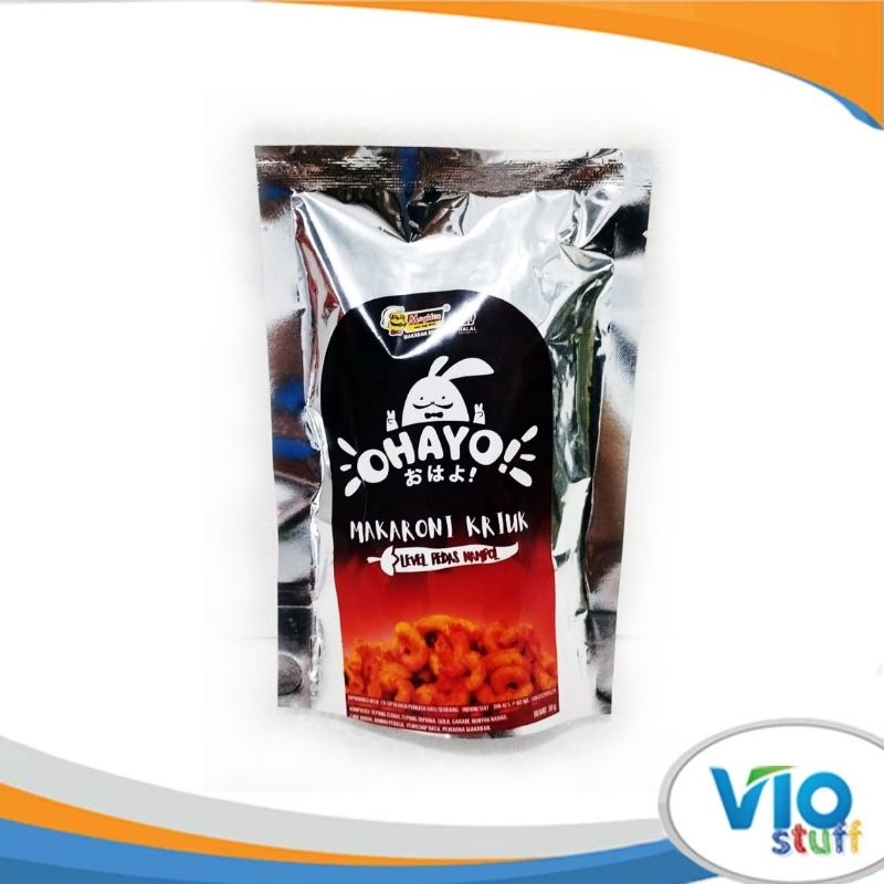 Jual Makaroni Kriuk Pedas Ohayo Snack | Shopee Indonesia