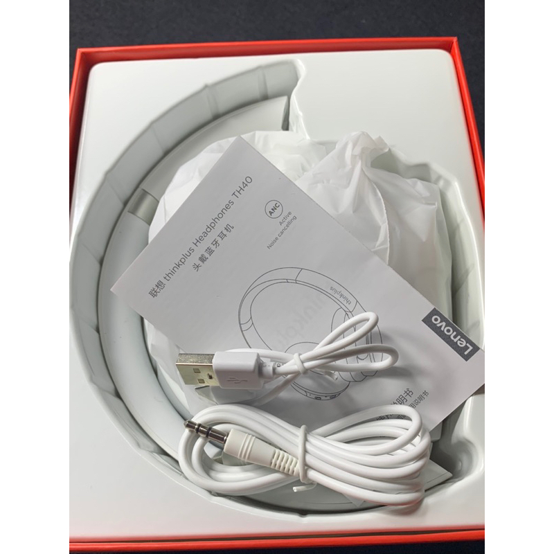 Jual LENOVO Thinkplus TH40 Headphone Wireless Bluetooth ANC Active ...