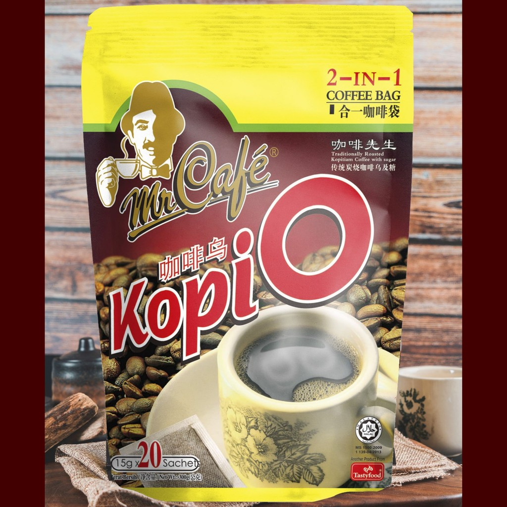 Jual Mr Cafe Kopi O Kopi Hitam KopiO Black Coffee Sachet 2 in 1