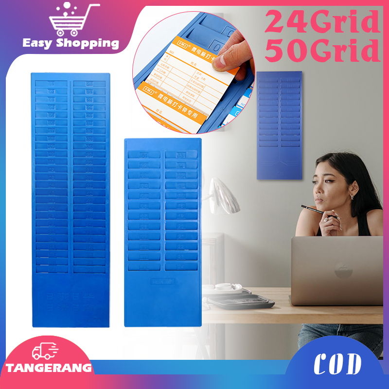 Jual 24/50 Sheet Rak Absensi Kartu / Tempat Kartu Absensi / Tempat ...