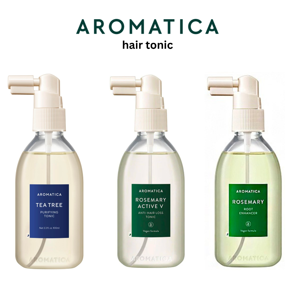 Jual Serum hair tonic rambut AROMATICA Tea Tree Purify Tonic/ Root ...