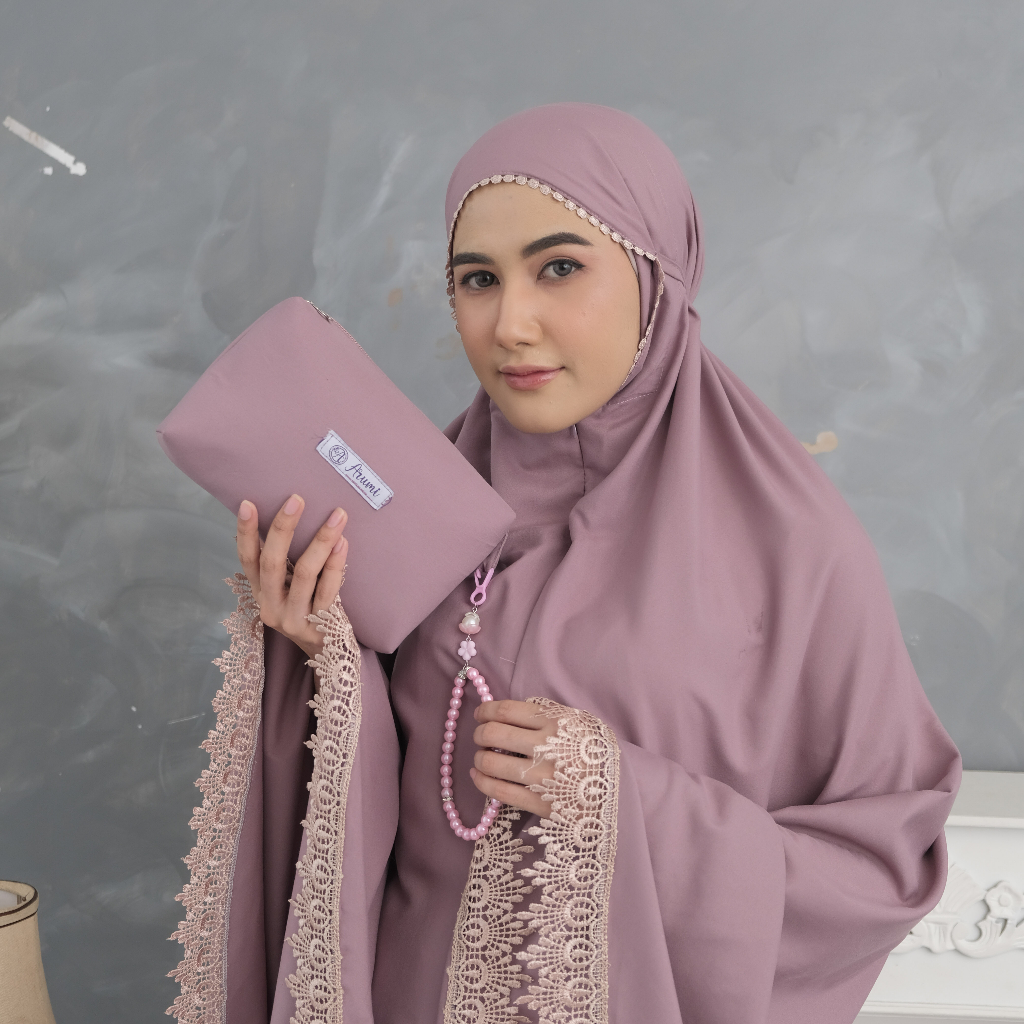 MUKENA 2 IN 1 QAIRINA KATUN MIKRO BY ARUMI MUSLIM WEAR