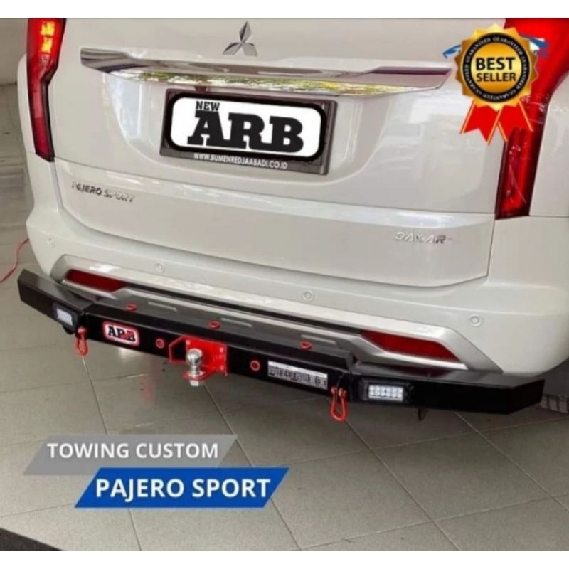 Jual BAMPER TOWING ARB PAJERO SPORT 2022 + LED DRL KNOCK DOWN MERAH ...