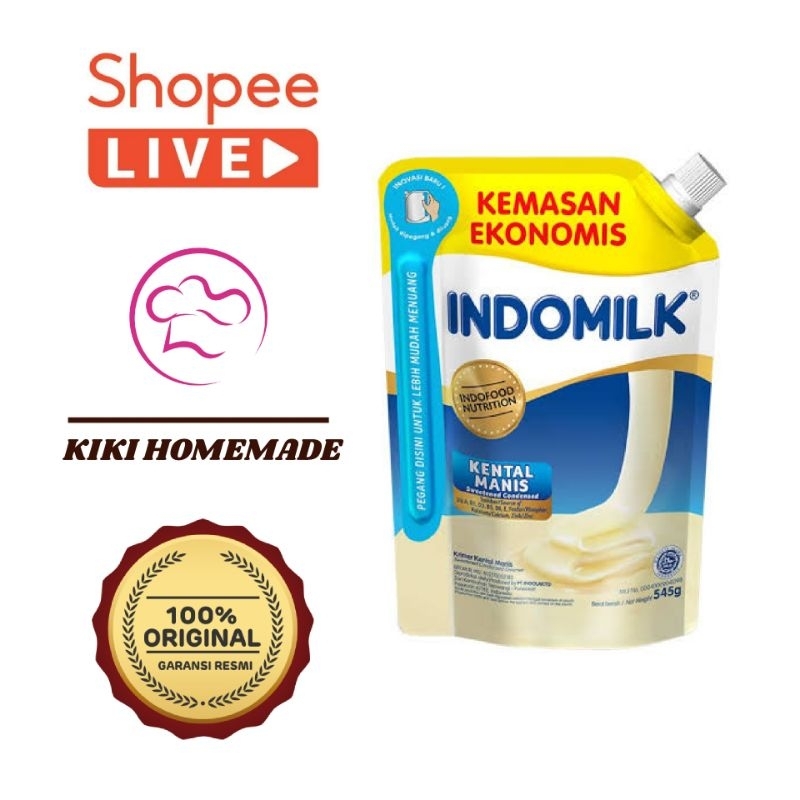 Jual Susu Kental Manis Indomilk Pouch 545gr | Shopee Indonesia