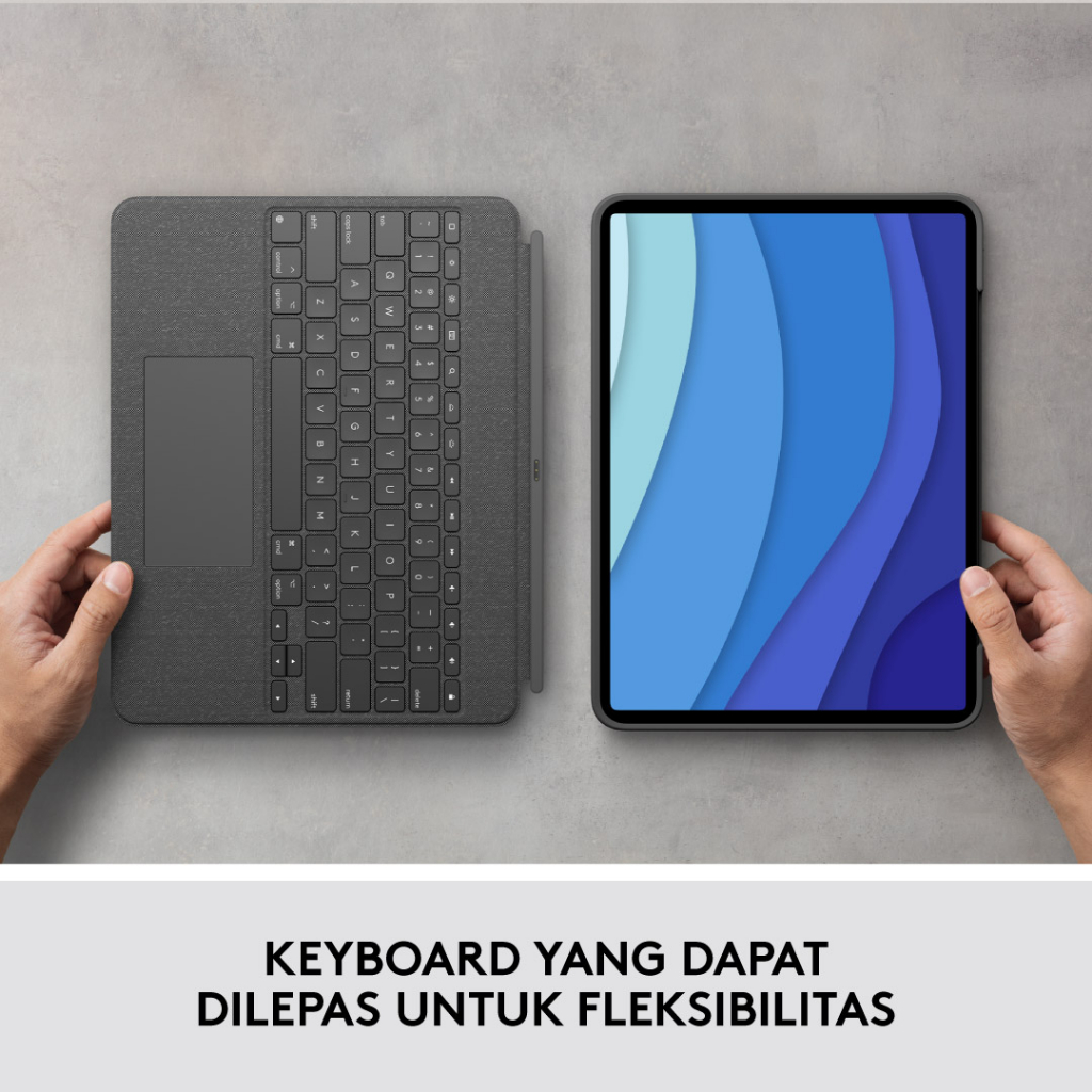 Logitech Combo Touch Keyboard Case untuk iPad Pro 12.9-inch (5th &amp; 6th generation) (6)