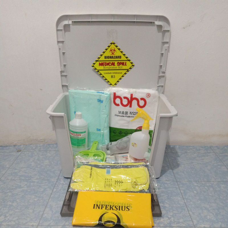 Jual Spill kit medical spill response kit limbah infeksius B3 premium