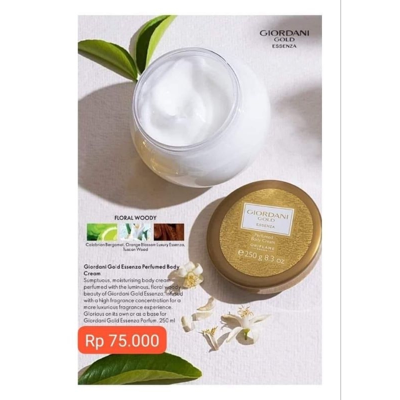 Jual Perfumed Body Cream Giordani Gold Essenza Shopee Indonesia