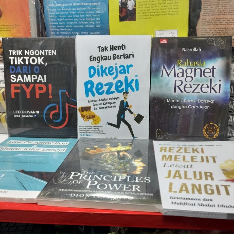 Jual Paket 6 Buku Trik Ngonten Tiktok Dario Sampai Fyp Tak Henti