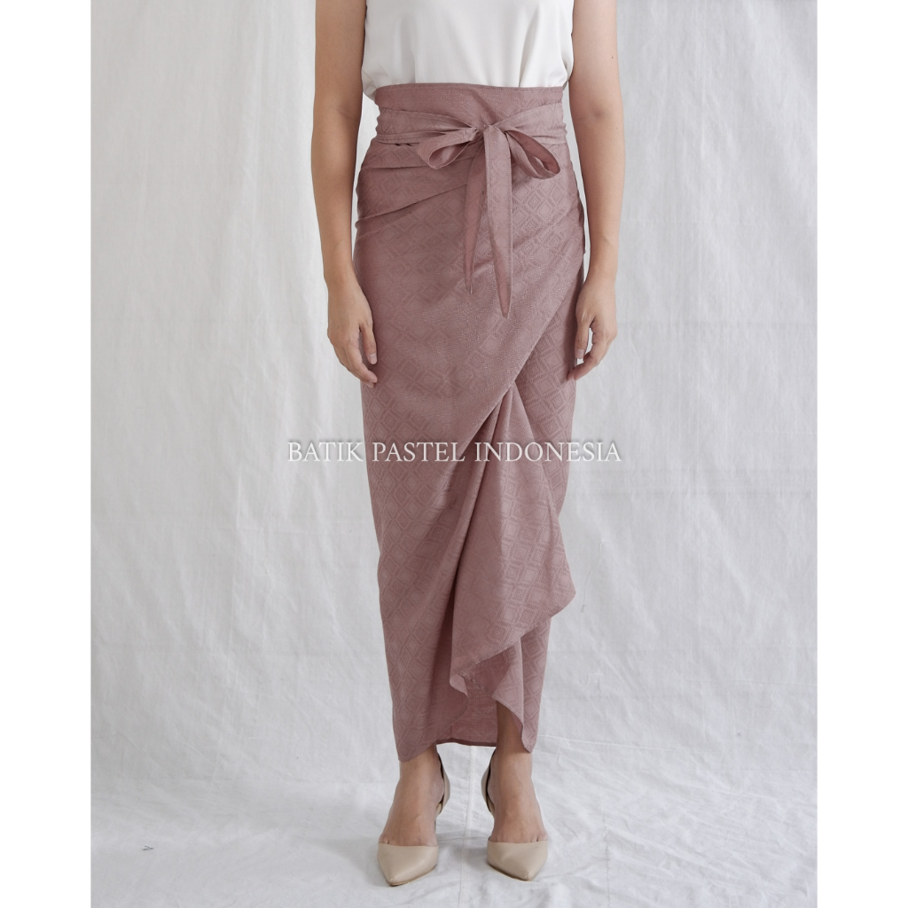 Jual Rok Tali Tenun Bahan Dobi Viscose Satin Batik Pastel Indonesia ...