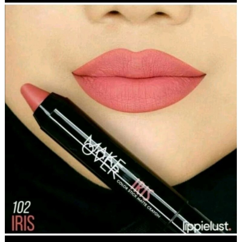 Jual Make Over Color Stick Matte Crayon Lipstick Matte Shade Harper Preloved Shopee Indonesia 4144