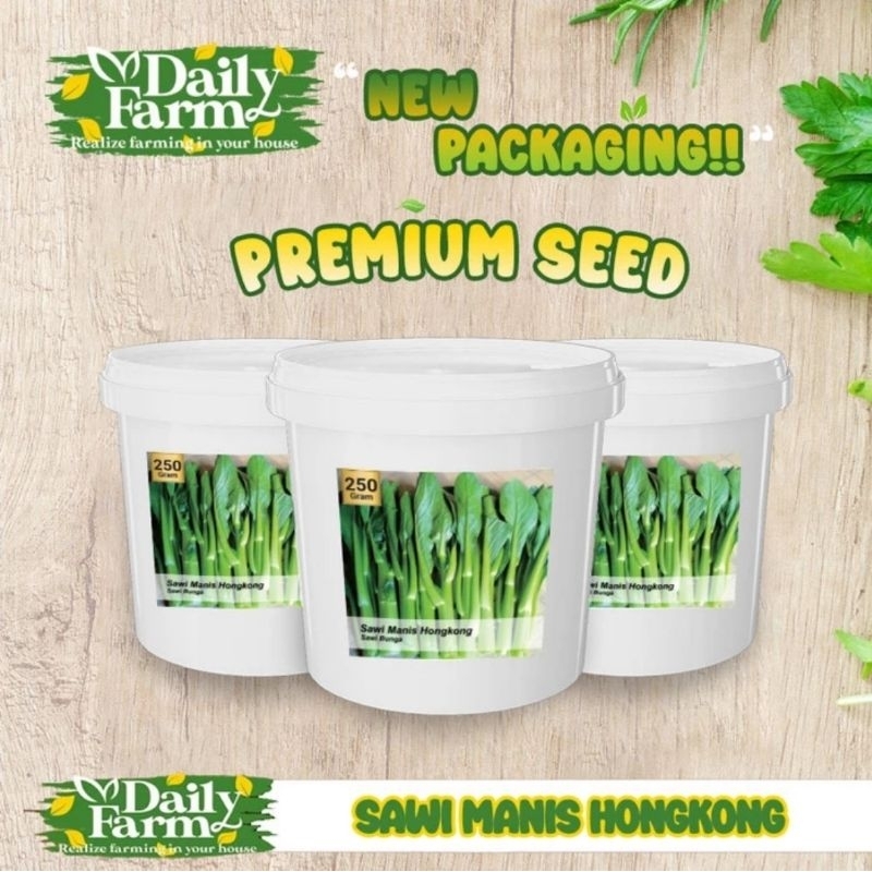 Jual Benih Sayur Sawi Manis Hongkong Bibit Sawi Bunga 250 Grm Shopee Indonesia