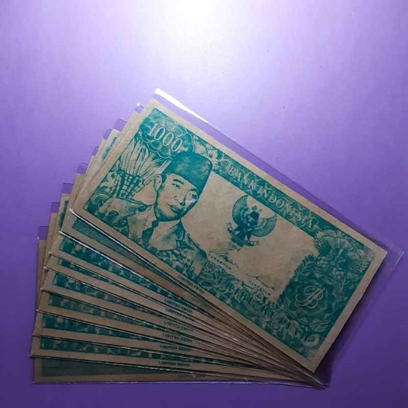 Jual Uang Kuno 1000 Rupiah Sukarno Shopee Indonesia