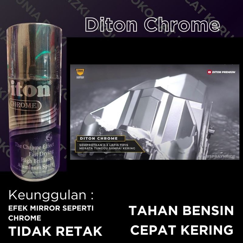 Jual Pilox Pilok Cat Semprot Diton Chrome Warna Stainless 300ml Shopee Indonesia 2725