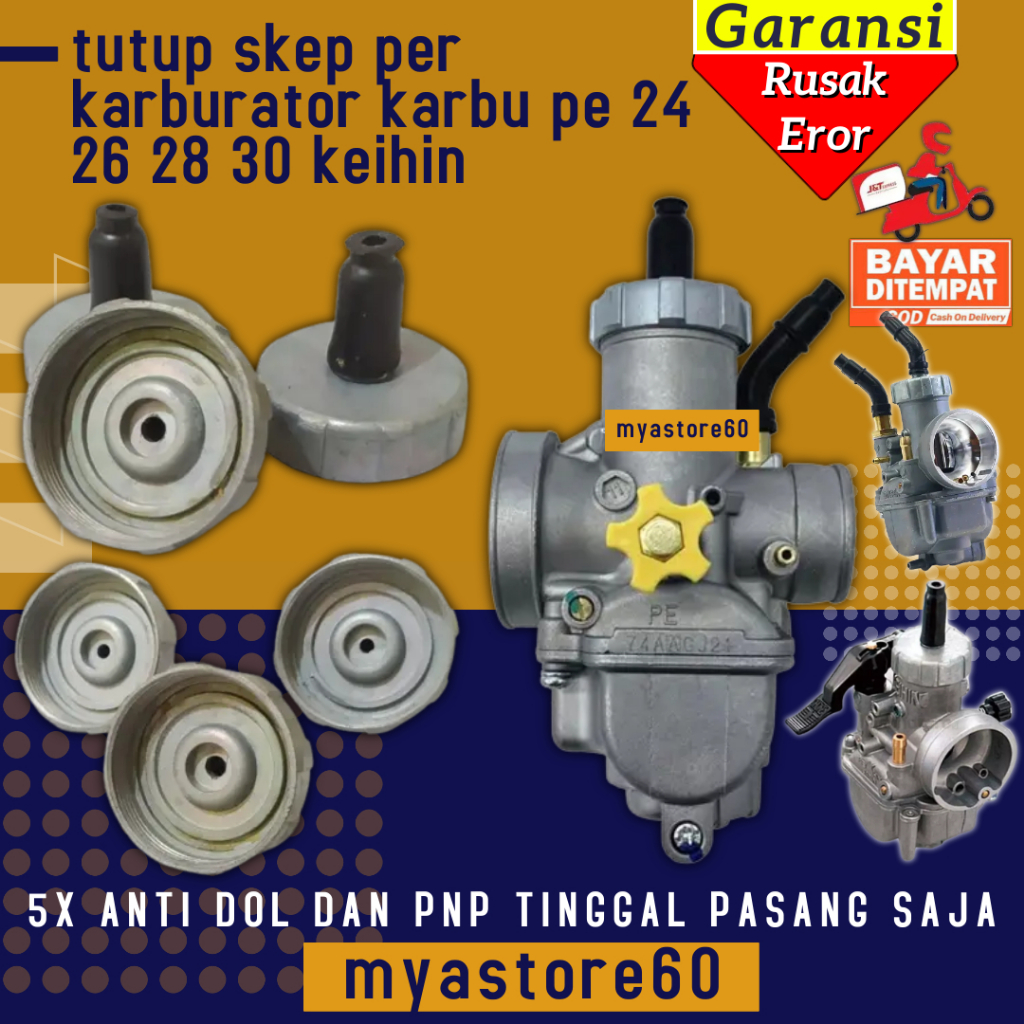 Jual Tutup Penutup Skep Atas Karburator Karbu Carburator Carbu Pe Keihin Shopee