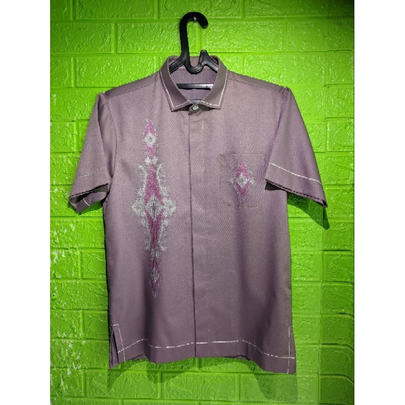 Jual kemeja karawo - kain khas gorontalo | Shopee Indonesia