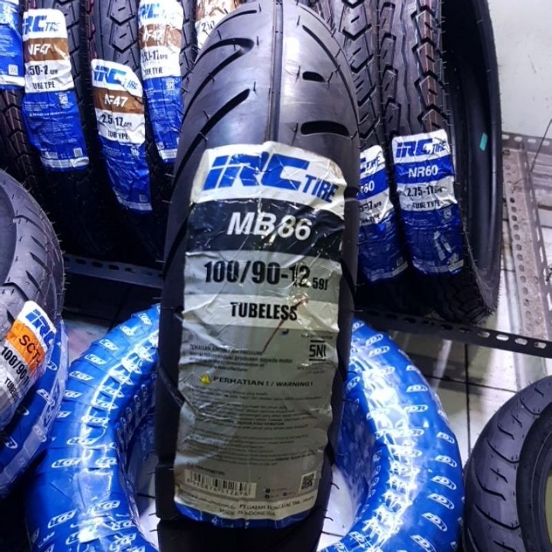 Jual BAN SCOOPY IRC 100/90-12 MB86 TUBELESS DONAT | Shopee Indonesia