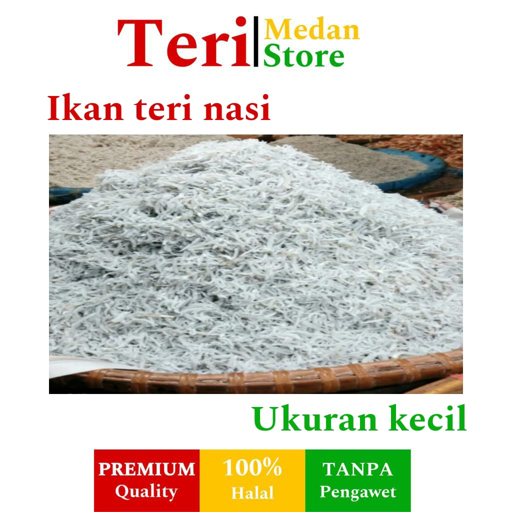 Jual Ikan Teri Nasi Medan Asli Kering Ukuran Kecil Kualitas Super