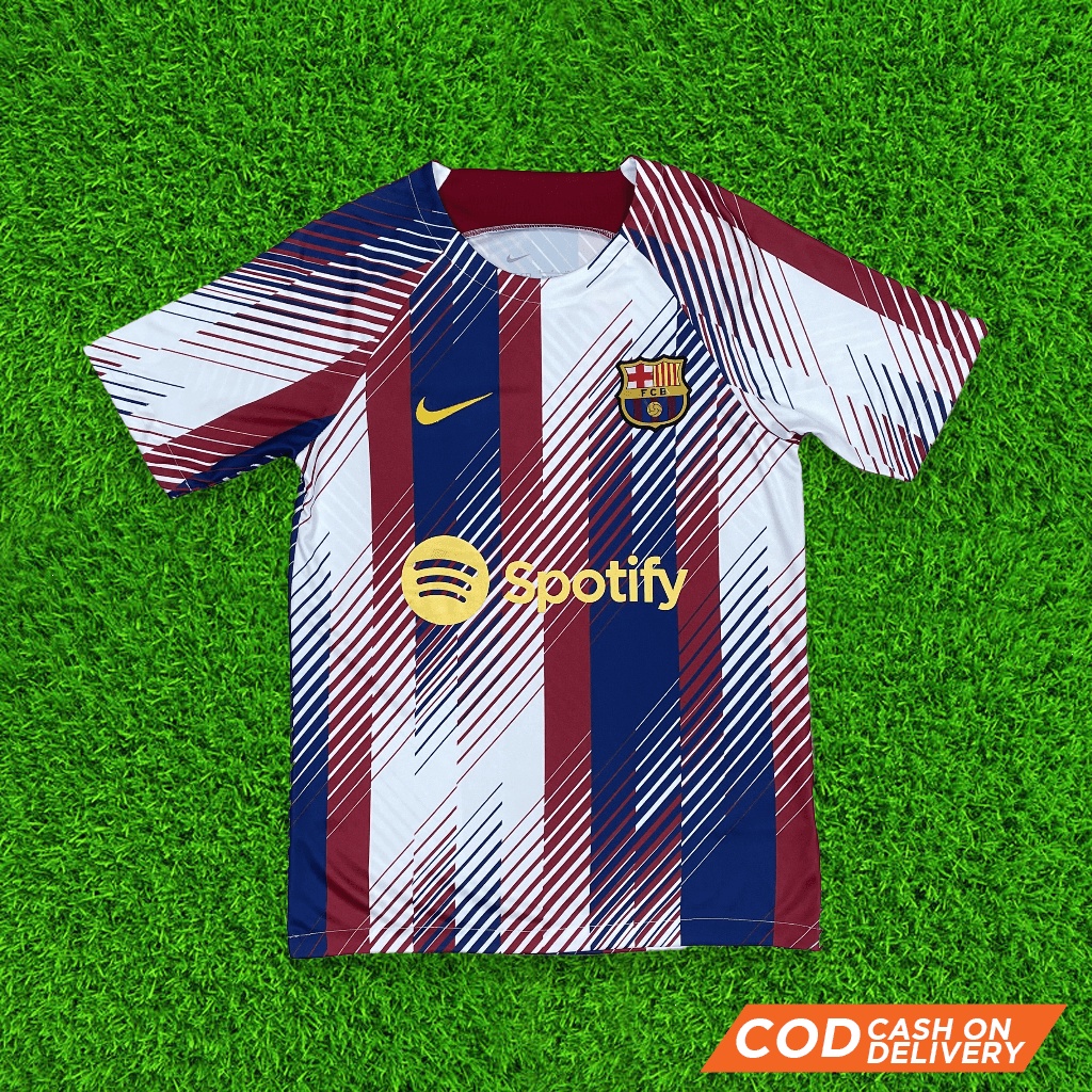 Jual JERSEY BARCELONA PREMATCH 2024 GO JERSEY BARCA JERSEY BOLA BAJU