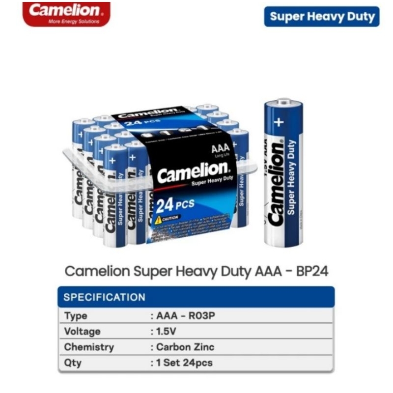 Jual BATERAI CAMELION AAA SUPER HEAVY DURY BP24 ORIGINAL | Shopee Indonesia