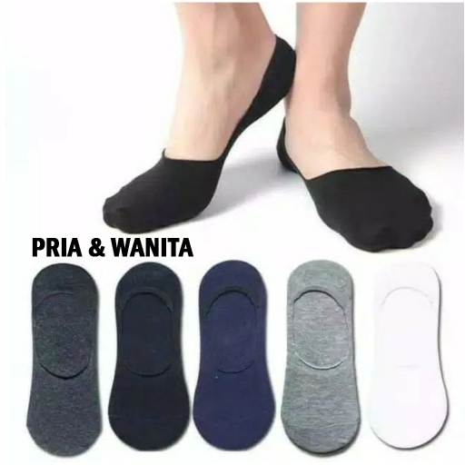 Jual Kaos Kaki Pendek Invisible Sock Telapak Kaki Hidden Balet Pria