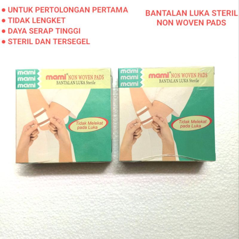 Jual Mami Pad. Non Woven Pads. Bantalan Luka Sterile Mami. Plester