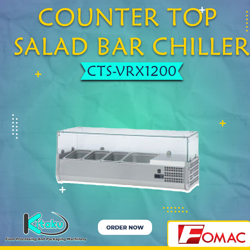 Jual Counter Top Salad Bar Chiller CTSVRX1200 Fomac Shopee Indonesia