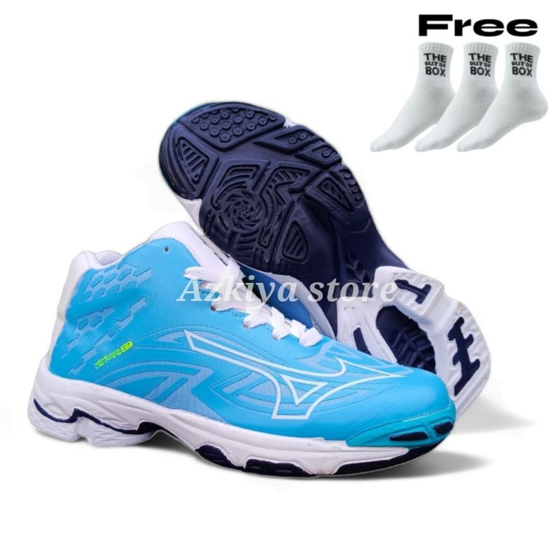 Jual Sepatu Voly Volly Mizuno Wlz7 Mid Sepatu Voli Pria Dan Wanita