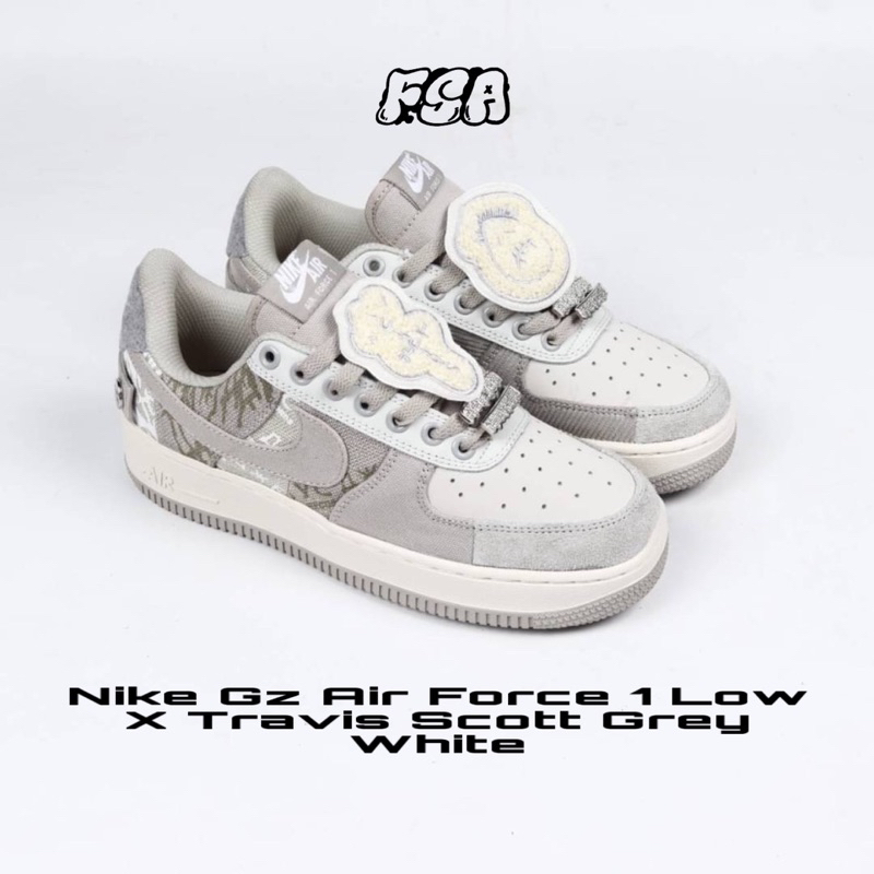 Jual (FSA) Nike Gz (FSA) Nike Air Force 1 Low X Travis Scott Grey