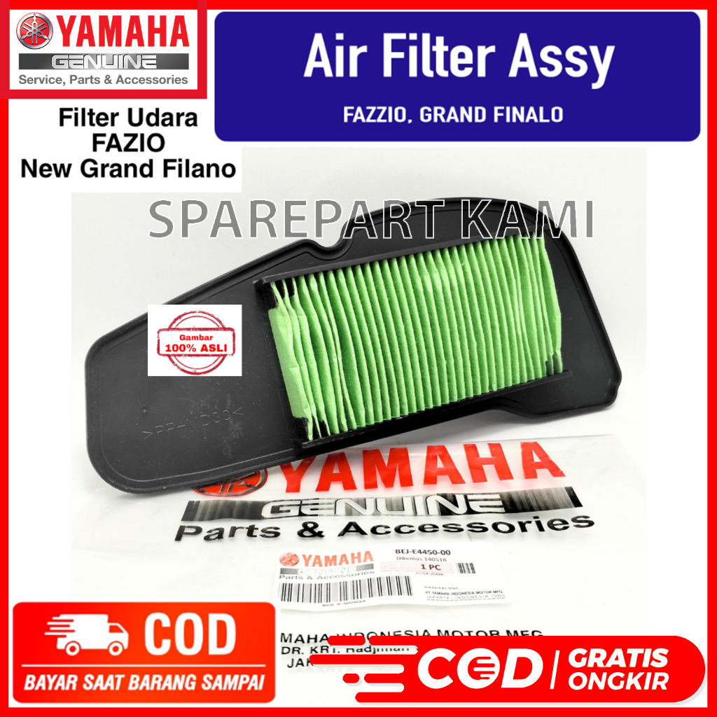 Jual Filter Udara Saringan Udara Yamaha Fazzio Fazio Grand Filano Ygp Bej Shopee Indonesia