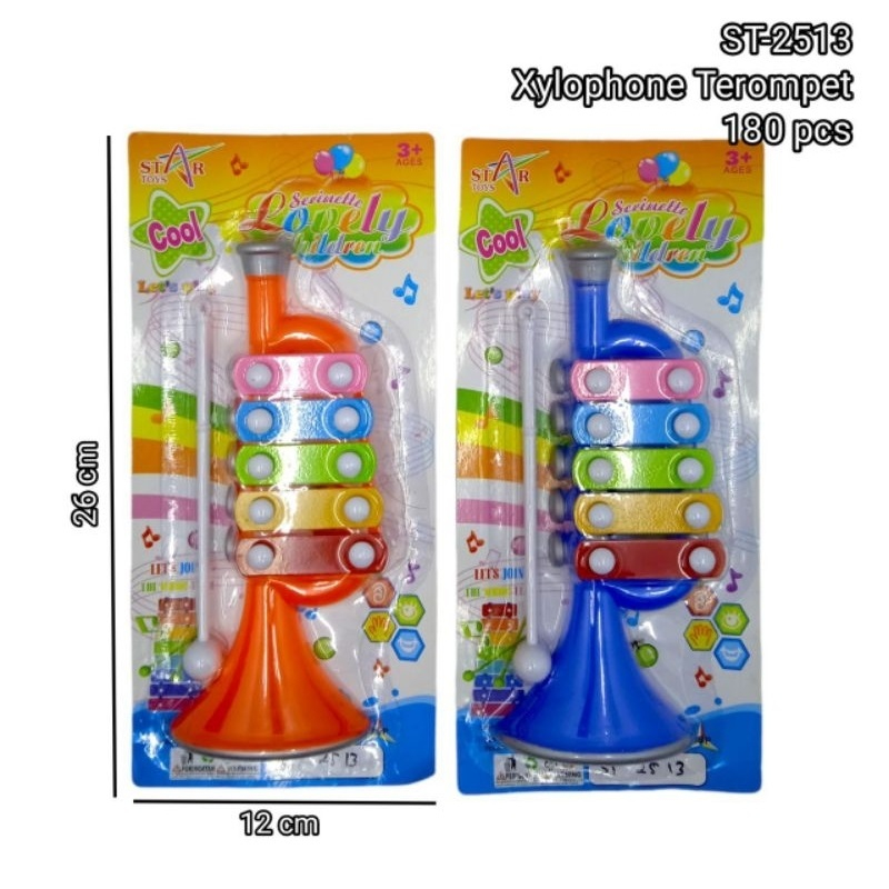 Jual Mainan Alat Musik Pukul Xylophone ST2513,ST2514,IM-611/BC Anak ...