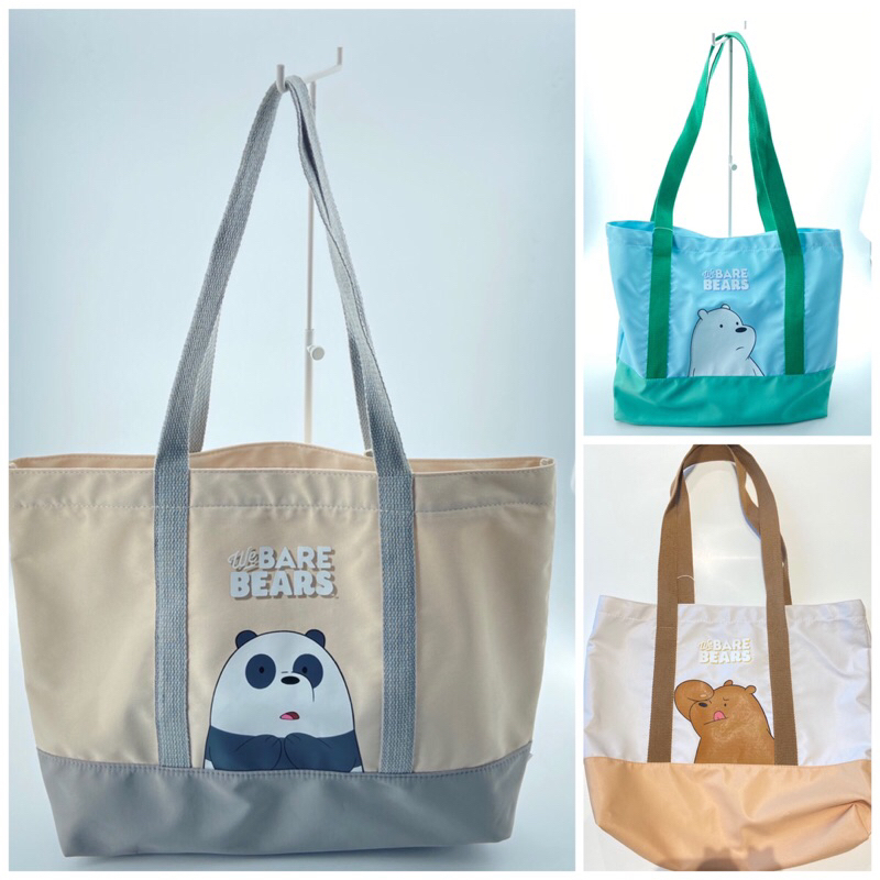 Tote bag we hot sale bare bears miniso