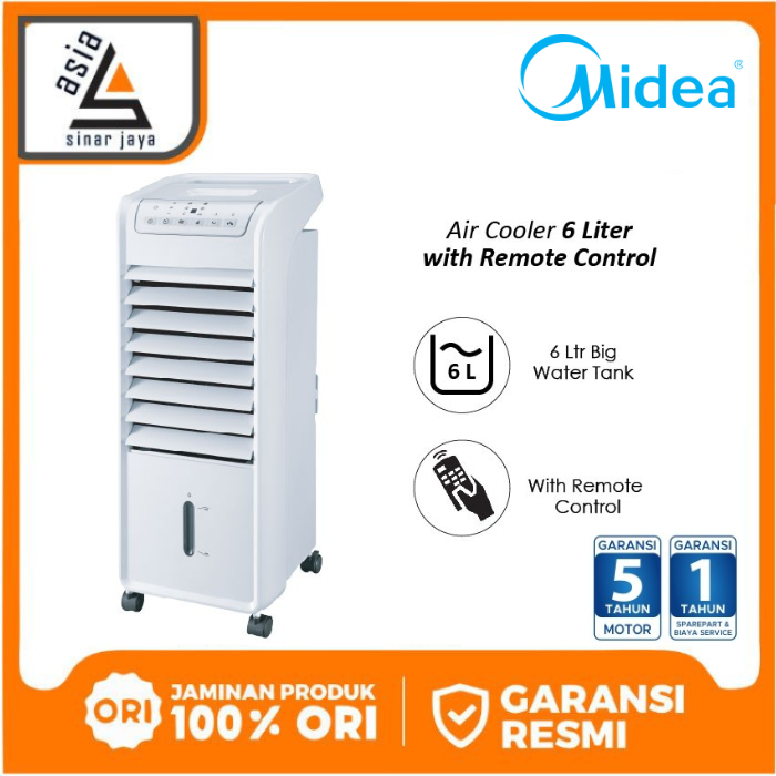 Jual Midea Air Cooler 6 Liter AC100-A - Remote Control - Timer 7 jam ...