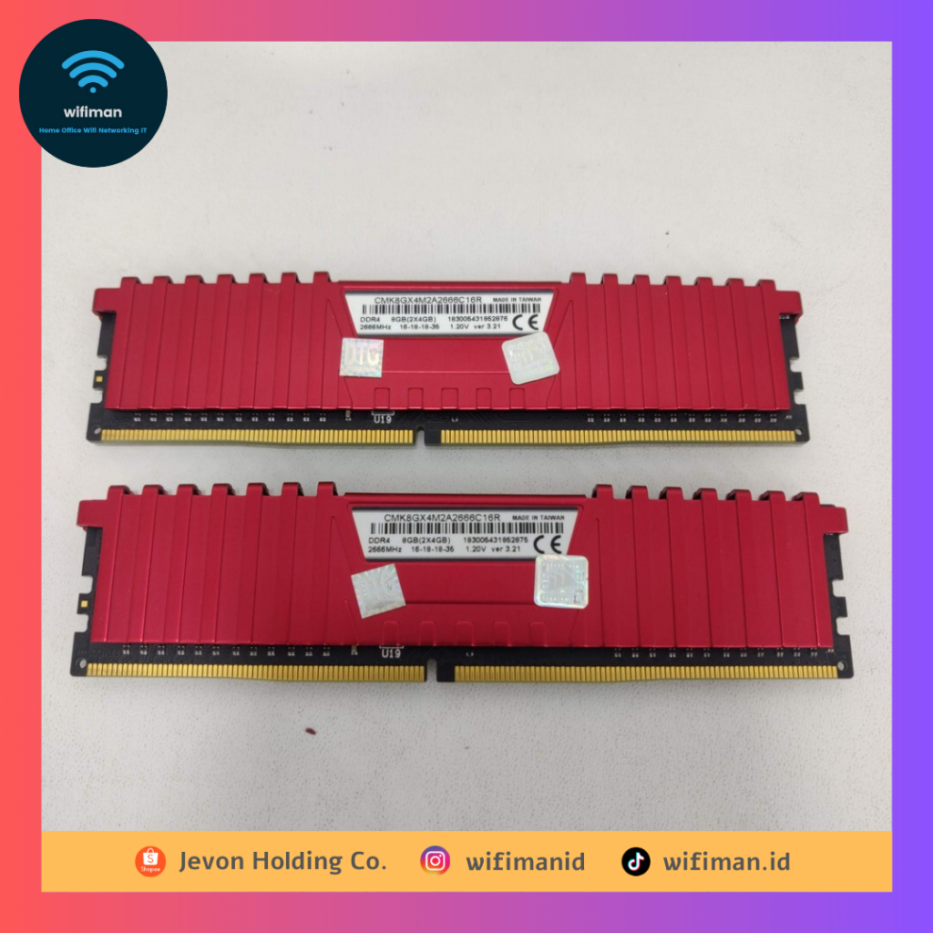 Corsair vengeance 2x4gb ddr4
