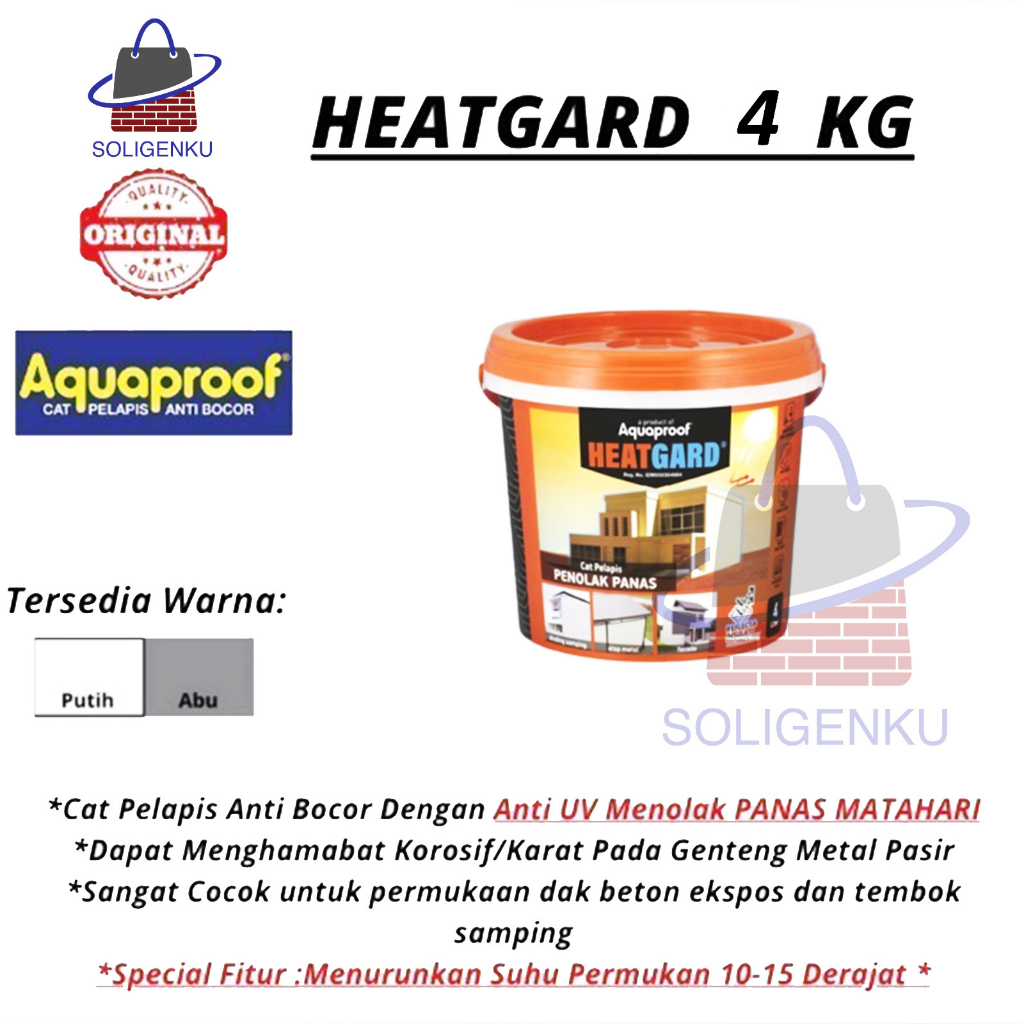 Jual Heatgard 4l Cat Pelapis Penolak Panas And Anti Bocor Shopee Indonesia 5511