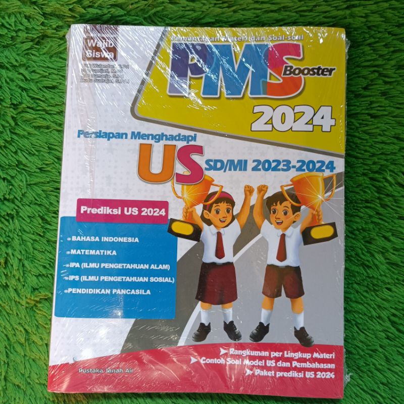 Jual ORIGINAL BUKU PMS PEMANTAPAN MATERI DAN SOAL-SOAL US UNAS 2024 SD ...