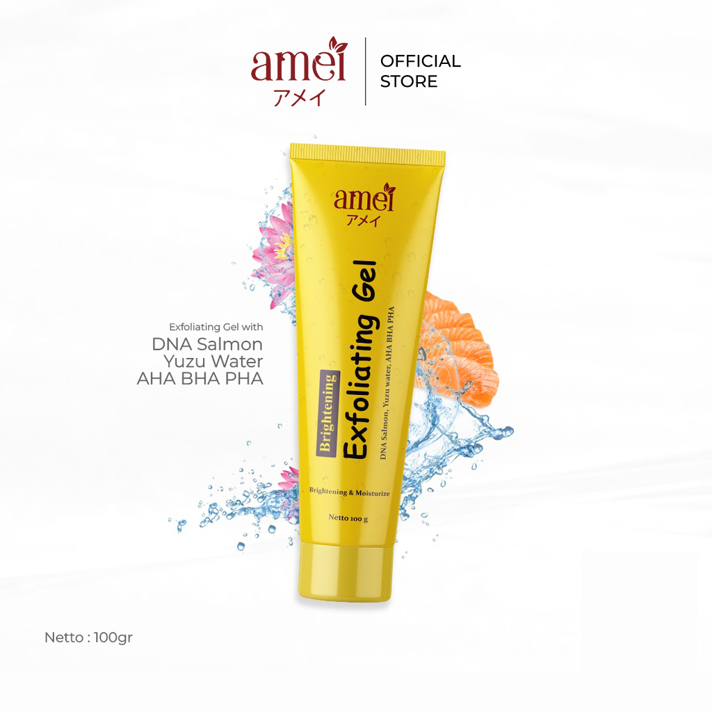 Jual Amei Exfoliating Gel Dna Salmon Pemutih Wajah Mengangkat Sel Kulit