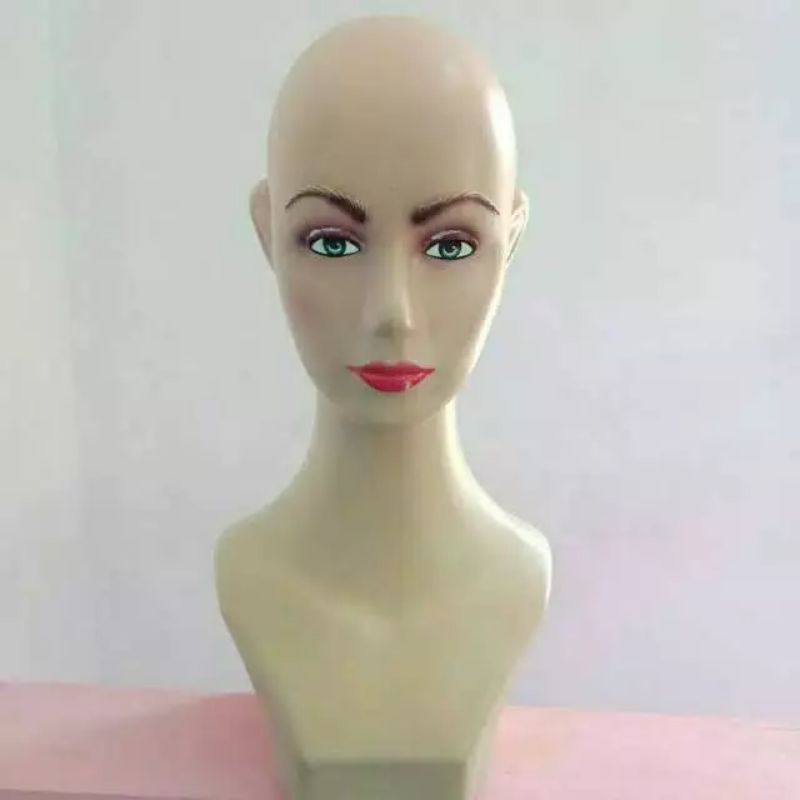 Jual Patung Manekin Kepala Dewasa Kepala Anak Plastik Manekin Kepala
