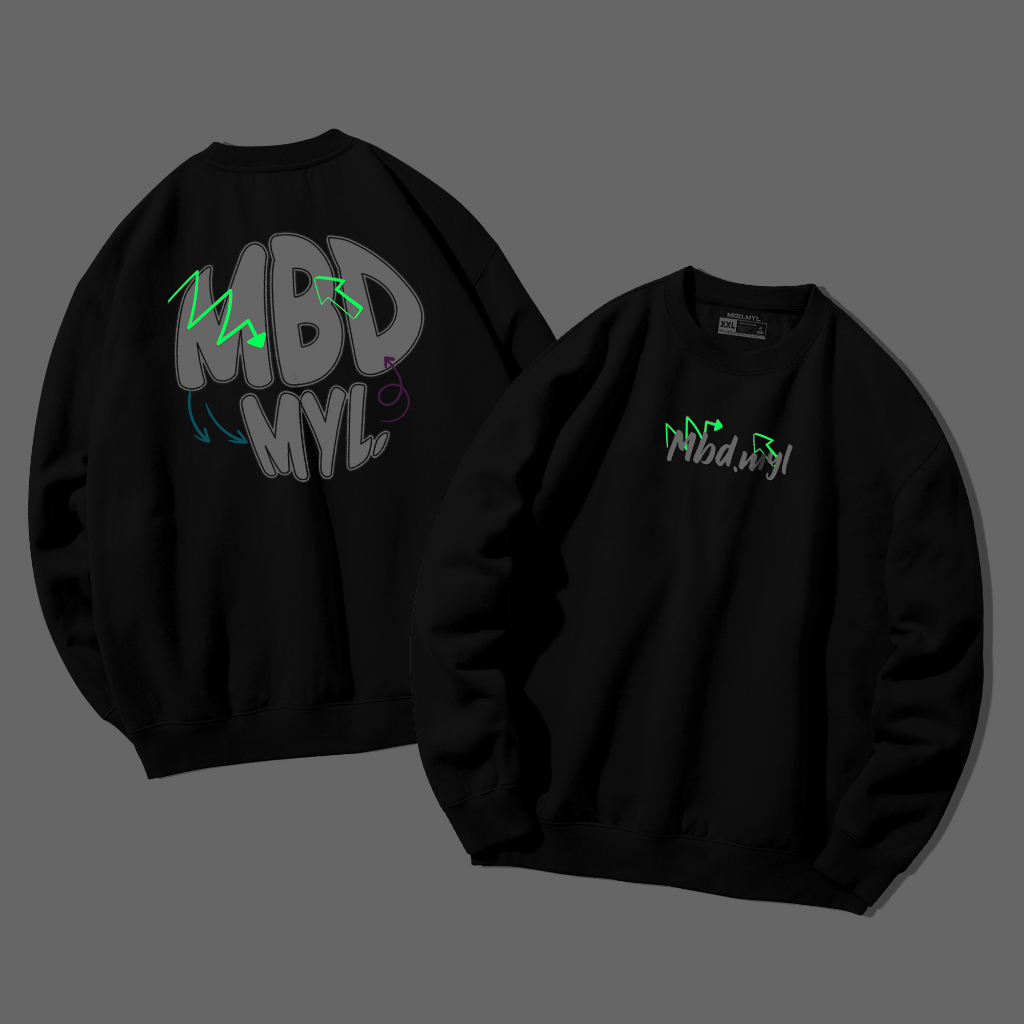 Jual Mbd Sweater Crewneck Pria Distro Original Mbdmyl Glow In The