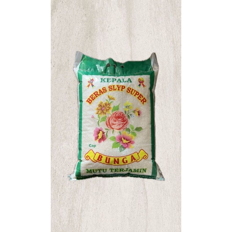 Jual Beras Cap Bunga Pulen Standar 5KG | Shopee Indonesia